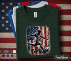 Patriotic Soccer Player Shirt, 4th Of July Soccer Tee, USA Flag Football Shirt, Independence Day Athlete Gift, Match Day Top Forth of July