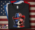 Patriotic Soccer Cowboy Shirt, 4th Of July Soccer Tee