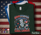 Star Stripes Running For The Call Lights Shirt, Patriotic Nurse 4th Of July Tee, RN Independence Day Gift, American Nurse Top Forth of July