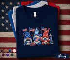 Patriotic Nurse Gnome 4th Of July Shirt, American Flag Healthcare Worker Tee, RN CNA Independence Day Gift, Medical Staff USA Forth of July