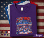 Just Here For The Fireworks Shirt, Funny 4th Of July Tee, Patriotic Independence Day Party Shirt, Red White Blue Summer Top Forth of July