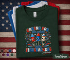Pediatric Nurse 4th Of July Shirt, Caring For The Cutest Little Firecrackers Tee, Patriotic Pediatrics Nurse Gift Top Forth of July