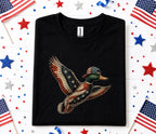 4th of July Duck Shirt, Patriotic Mallard Duck Tee