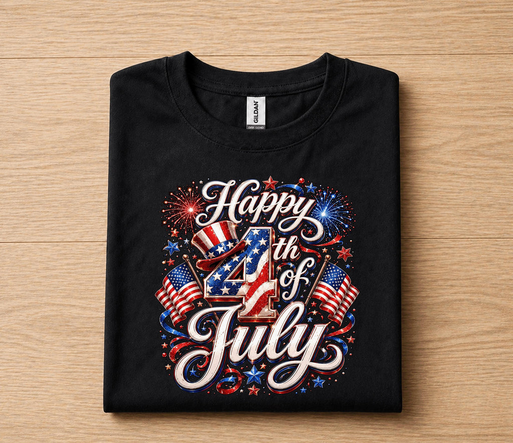 Happy 4th of July Shirt, Patriotic Independence Day T-Shirt