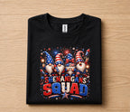 Shenanigans Squad 4th of July Shirt, Patriotic Gnome Independence Day Tee