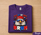 It's 4th of July Bruh Shirt, Funny Patriotic Eagle Tee, American Flag Independence Day T-Shirt, USA Freedom Party Gift Forth of July