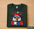 It's 4th of July Bruh Shirt, Funny Patriotic Eagle Tee, American Flag Independence Day T-Shirt, USA Freedom Party Gift Forth of July