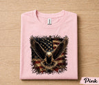 Patriotic Bald Eagle American Flag Shirt, Majestic Eagle Independence Day Tee, USA Freedom 4th of July T-Shirt Gift Forth of July