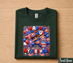 Happy 4th Of July And Yes It's My Birthday Shirt, Independence Day Birthday Tee, Patriotic Dabbing Kid USA Party Gift Forth of July