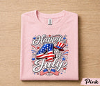 Happy 4th Of July Shirt, Patriotic Independence Day Tee, USA Flag Celebration Shirt, American Freedom Holiday Gift Forth of July