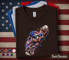 Patriotic Baseball Catcher Shirt, American Flag Baseball Drip Tee, Youth Boy 4th of July Baseball Fan Shirt, USA Sports Independence Day Top