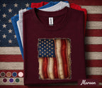 American Flag Baseball Shirt, Patriotic Baseball USA Tee, Vintage 4th of July Baseball Fan Shirt, Independence Day Sports Gift Forth of July