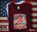 Just Here For Popsicles Shirt, Funny 4th of July Tee, Patriotic Popsicle Shirt, Independence Day Summer Party Graphic Top Forth of July