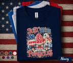 Just Here For Popsicles Shirt, Funny 4th of July Tee, Patriotic Popsicle Shirt, Independence Day Summer Party Graphic Top Forth of July