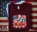 Patriotic Popsicle Shirt, 4th of July Ice Cream Tee, Red White Blue Summer Shirt, Independence Day Dessert Lover Forth of July Top