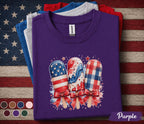 Patriotic Popsicle Shirt, 4th of July Ice Cream Tee, Red White Blue Summer Shirt, Independence Day Dessert Lover Forth of July Top