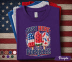 Just Here For Popsicles Shirt, 4th of July Popsicle Tee, Patriotic Summer Shirt, Red White Blue Independence Day Forth of July Top