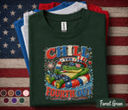 Chill The Fourth Out Alligator Shirt, Funny 4th of July Gator Tee, Patriotic USA Crocodile Shirt, Independence Day Pool Party Forth of July