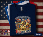 Did Someone Say Firequacker Shirt, Funny Patriotic Duck 4th of July Tee, Cute Independence Day Duckling USA Party Shirt Forth of July