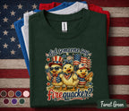 Did Someone Say Firequacker Shirt, Funny Patriotic Duck 4th of July Tee, Cute Independence Day Duckling USA Party Shirt Forth of July