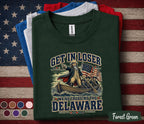 Get In Loser We're Crossing The Delaware Shirt, Funny George Washington 4th of July Tee, Patriotic American History Shirt Forth of July