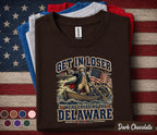 Get In Loser We're Crossing The Delaware Shirt, Funny George Washington 4th of July Tee, Patriotic American History Shirt Forth of July