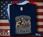 Get In Loser We're Crossing The Delaware Shirt, Funny George Washington 4th of July Tee, Patriotic American History Shirt Forth of July