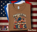 Twerk It For America Shirt, Funny George Washington 4th of July Tee, Patriotic Independence Day Party USA Forth of July Shirt