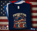 Twerk It For America Shirt, Funny George Washington 4th of July Tee, Patriotic Independence Day Party USA Forth of July Shirt