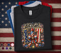 Lets Get Lit 4th of July Shirt, Patriotic Fireworks Tee