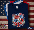 CNA Patriotic Floral Shirt, Certified Nursing Assistant 4th of July Tee, American Flag Flower Healthcare Worker Gift Top Forth of July