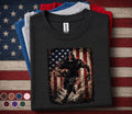Patriotic Football Player Shirt, 4th of July Football Tee