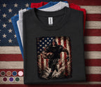 Patriotic Football Player Shirt, 4th of July Football Tee