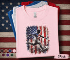Patriotic Soccer Player Shirt, 4th Of July Soccer Tee, USA Flag Football Shirt, Independence Day Athlete Gift, Match Day Top Forth of July