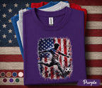 Patriotic Soccer Player Shirt, 4th Of July Soccer Tee, USA Flag Football Shirt, Independence Day Athlete Gift, Match Day Top Forth of July