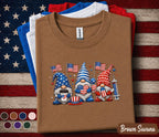 Patriotic Nurse Gnome 4th Of July Shirt, American Flag Healthcare Worker Tee, RN CNA Independence Day Gift, Medical Staff USA Forth of July