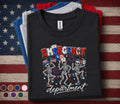 Emergency Department 4th Of July Shirt, Funny ER Nurse Skeleton Tee