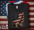 Patriotic Hockey Shirt, American Flag Hockey Tee