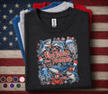 Red White and Fintastic Shirt Patriotic Ocean Animals Tee 4th of July Sea Life Shirt Independence Day Marine Life Gif...