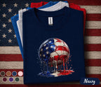 4th of July Soccer Shirt Kids Youth Boy, Patriotic Soccer Ball Tee, American Flag Football Graphic, USA Forth of July Shirt, Soccer Fan Gift