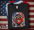 4th of July Raccoon Shirt, Patriotic USA Raccoon Tee