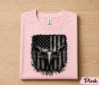 Patriotic Eagle Face 4th of July Shirt, American Flag Bald Eagle Tee, USA Freedom Independence Day T-Shirt Gift Forth of July