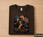Patriotic Bigfoot Uncle Sam 4th of July Shirt, American Flag Sasquatch Independence Day Tee, Funny USA Fireworks T-Shirt Gift Forth of July