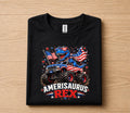Amerisaurus Rex Shirt, Funny 4th Of July Dinosaur Monster Truck Tee