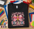 First Day of 5th Grade Shirt, Back to School Tee
