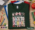 Welcome Back to School Shirt, Coquette Teacher Shirt, Cute Back to School Tee, First Day of School Outfit, Teacher Appreciation Gift Tee