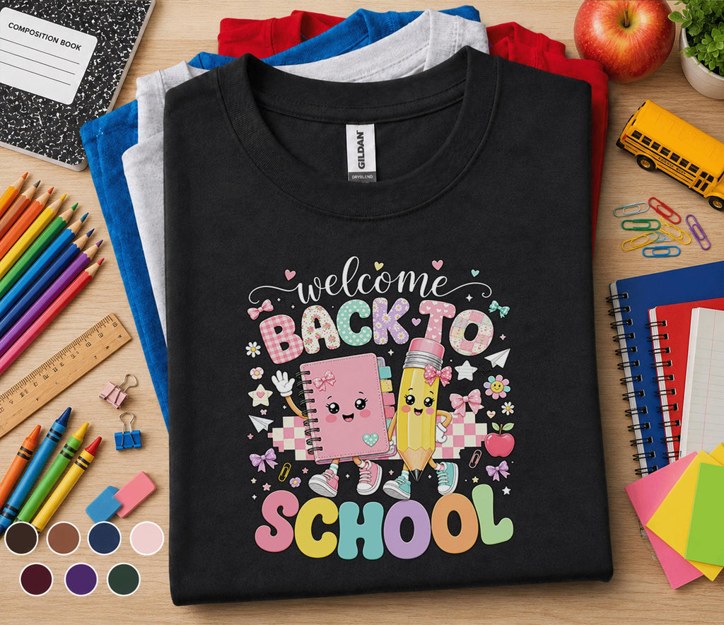 Welcome Back to School Shirt, Cute Teacher Back to School Tee