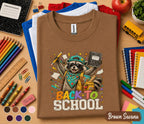 Back to School Raccoon Shirt, Cute Raccoon School Tee, Funny Student Back to School T-Shirt, First Day of School Gift, Teacher Student Gift