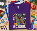 Back to School Raccoon Shirt, Cute Raccoon School Tee, Funny Student Back to School T-Shirt, First Day of School Gift, Teacher Student Gift