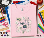 Teacher Floral Shirt, Back to School Teacher Tee